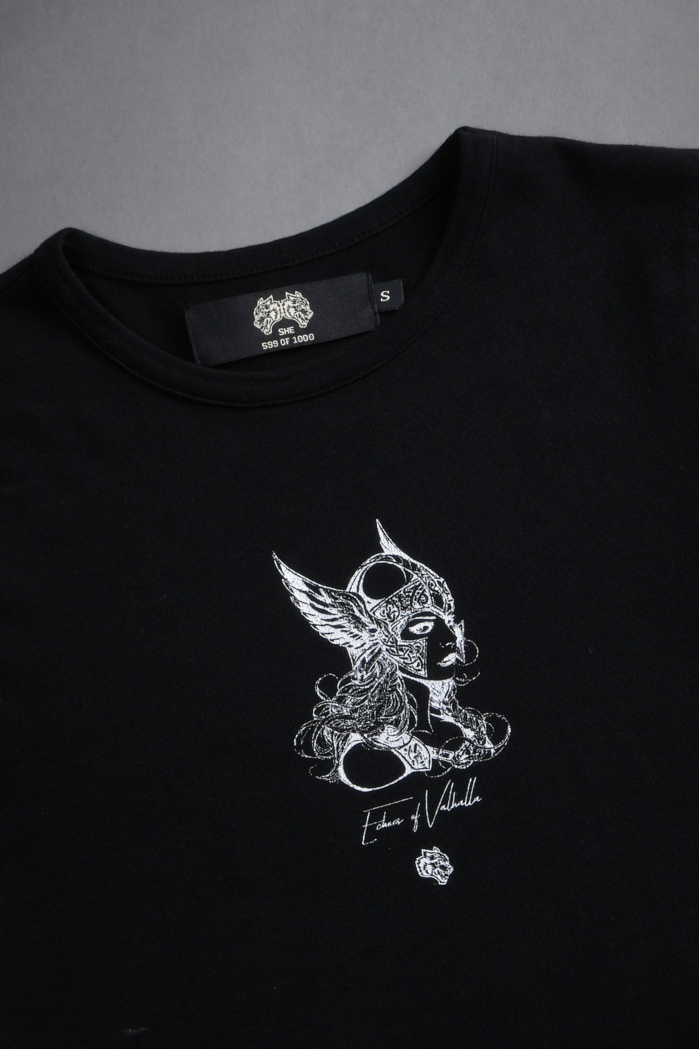 She Warrior "Baby" Tee in Black — imagem 5