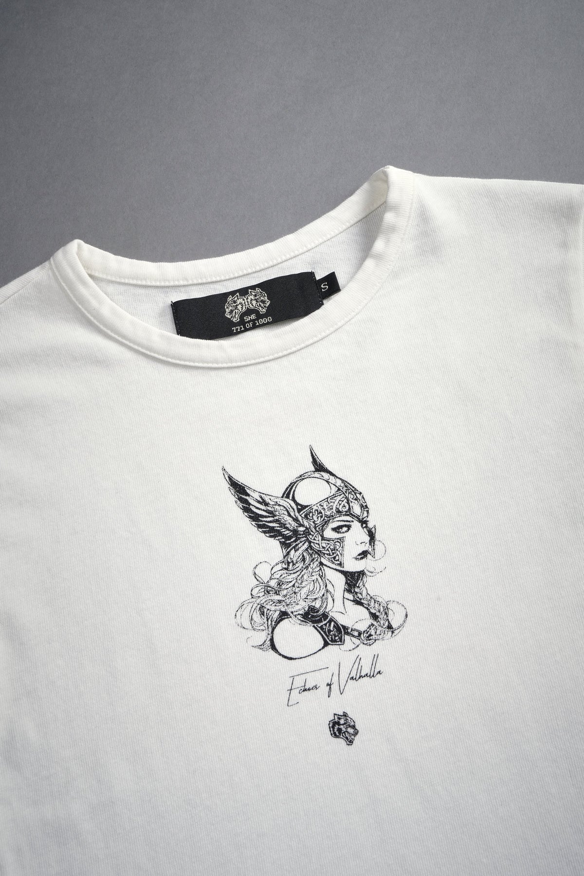 She Warrior "Baby" Tee in Cream - imagem 5