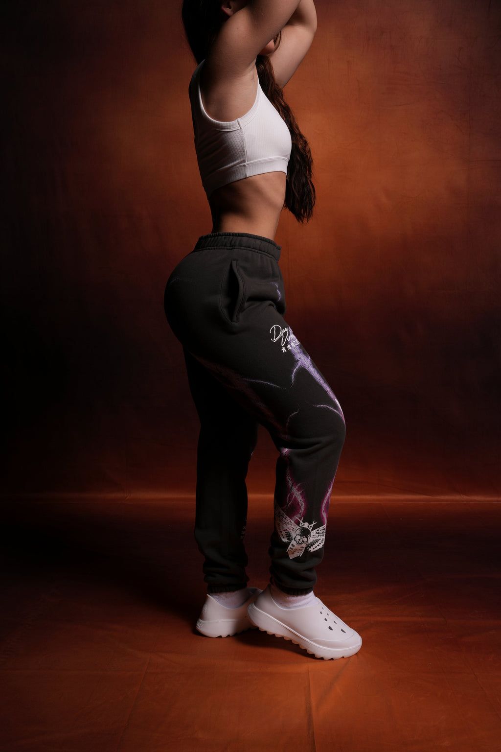 Charged Up She Post Lounge Sweats in Wolf Gray — imagem 6
