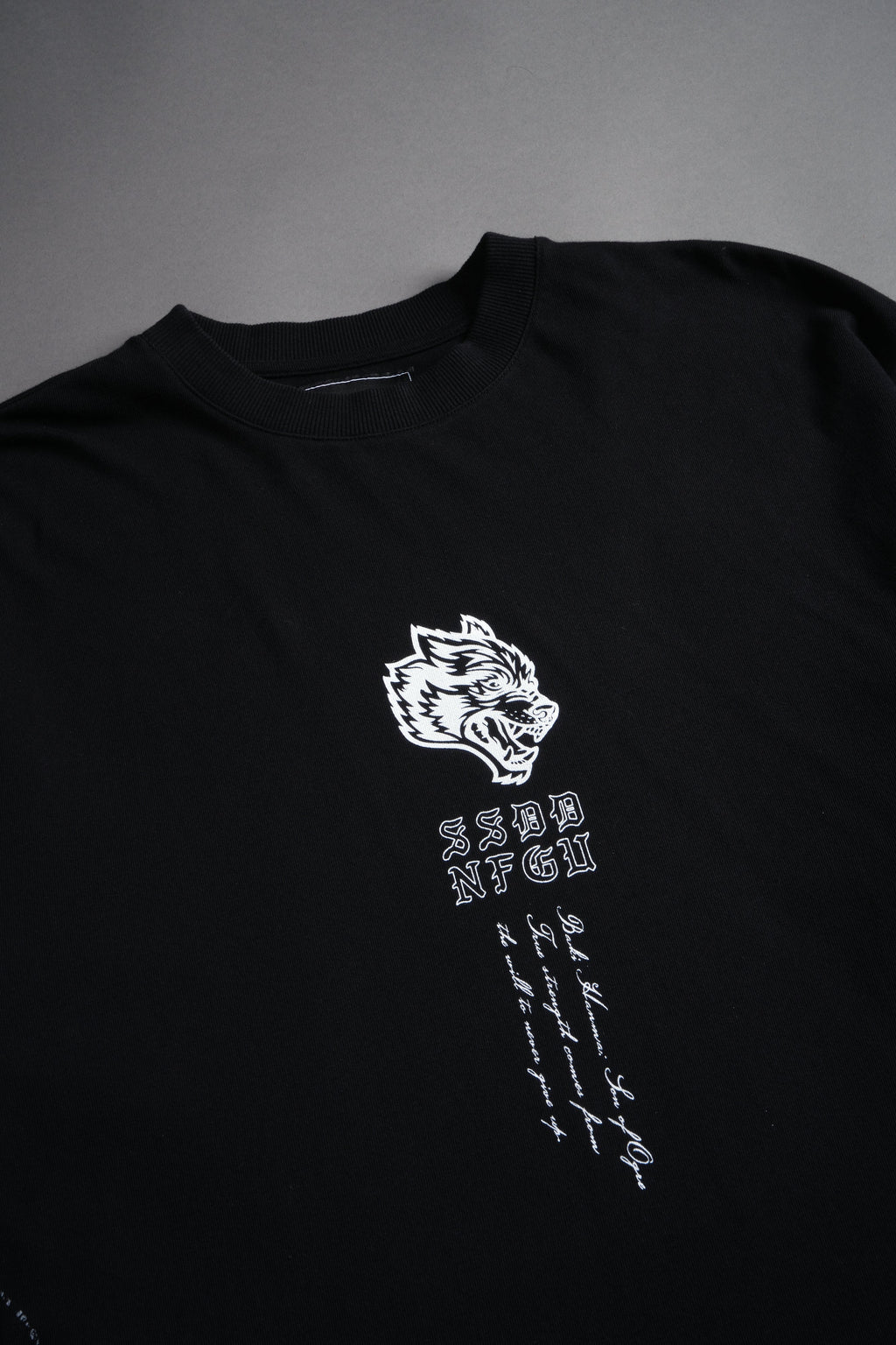 Apex Predator "Side By Side" Series Premium Oversized Tee in Black — imagem 7
