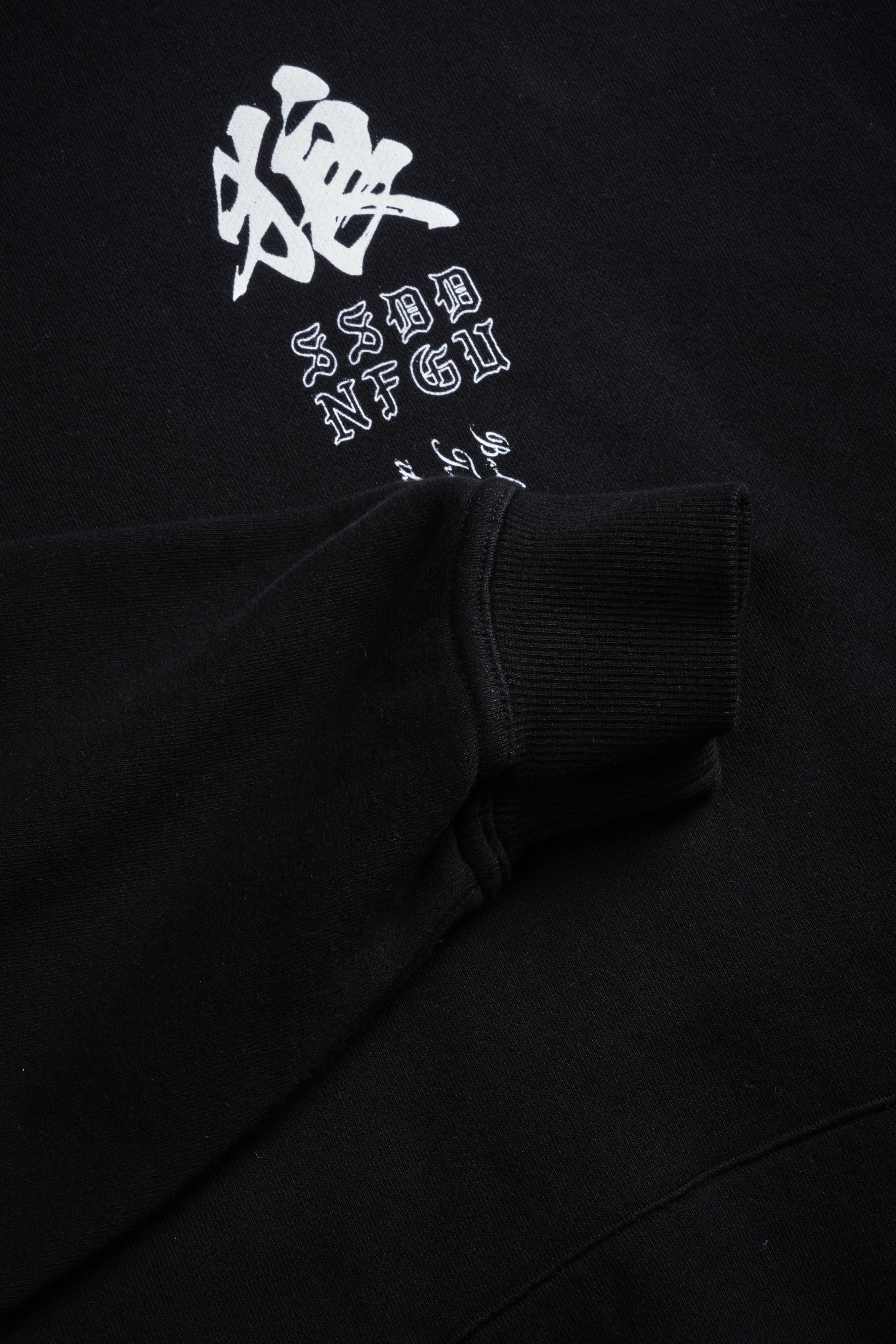 Baki Hanma "Pierce" Hoodie in Black — imagem 8