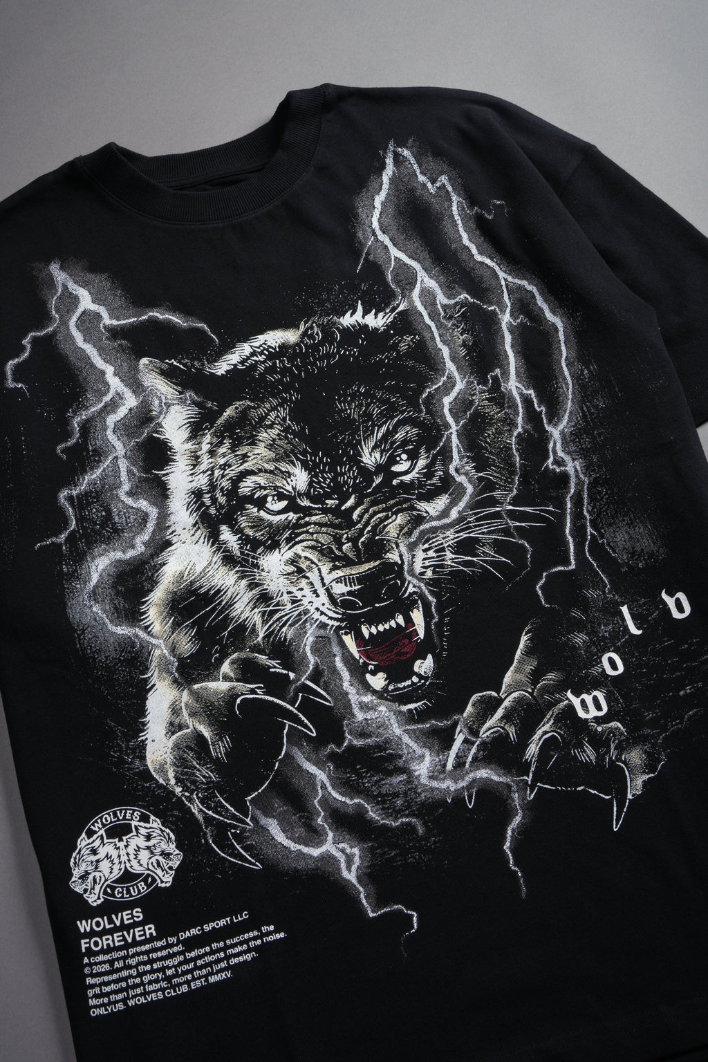 Trust Your Journey Premium Oversized Tee in Black — imagem 11