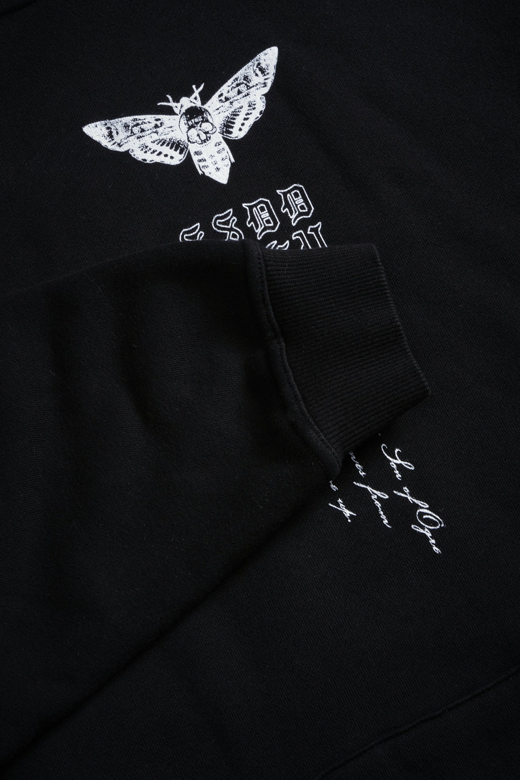 Yujiro Hanma "Pierce" Hoodie in Black — imagem 8