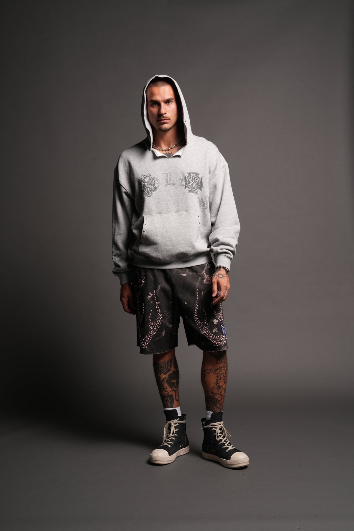 Our Legacy Dempsey Hoodie In Light Athletic Gray - imagem 4