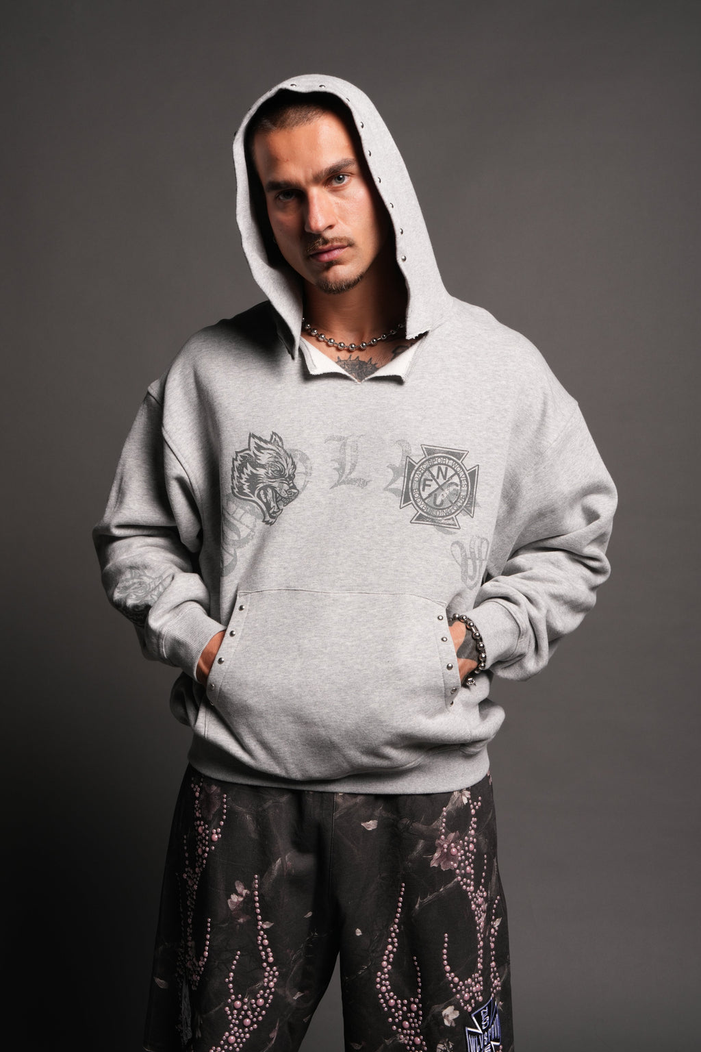 Our Legacy Dempsey Hoodie In Light Athletic Gray - imagem 2