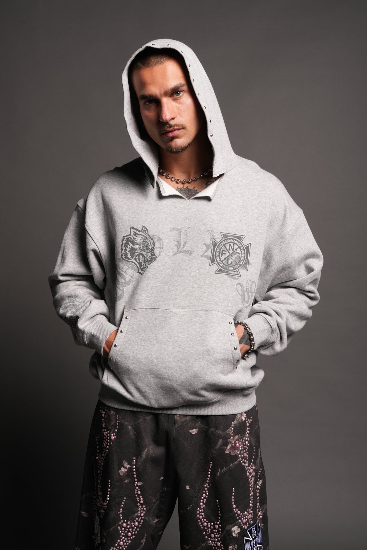 Our Legacy Dempsey Hoodie In Light Athletic Gray - imagem 2