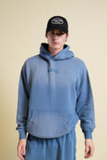 Loyalty Forever "Pierce" Hoodie in Catalina Blue Sun Fade — imagem principal