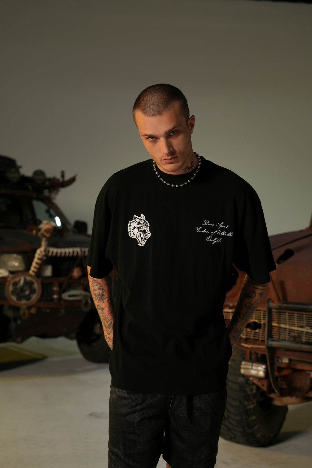 God Of Thunder "Premium" Oversized Tee in Black — imagem 7
