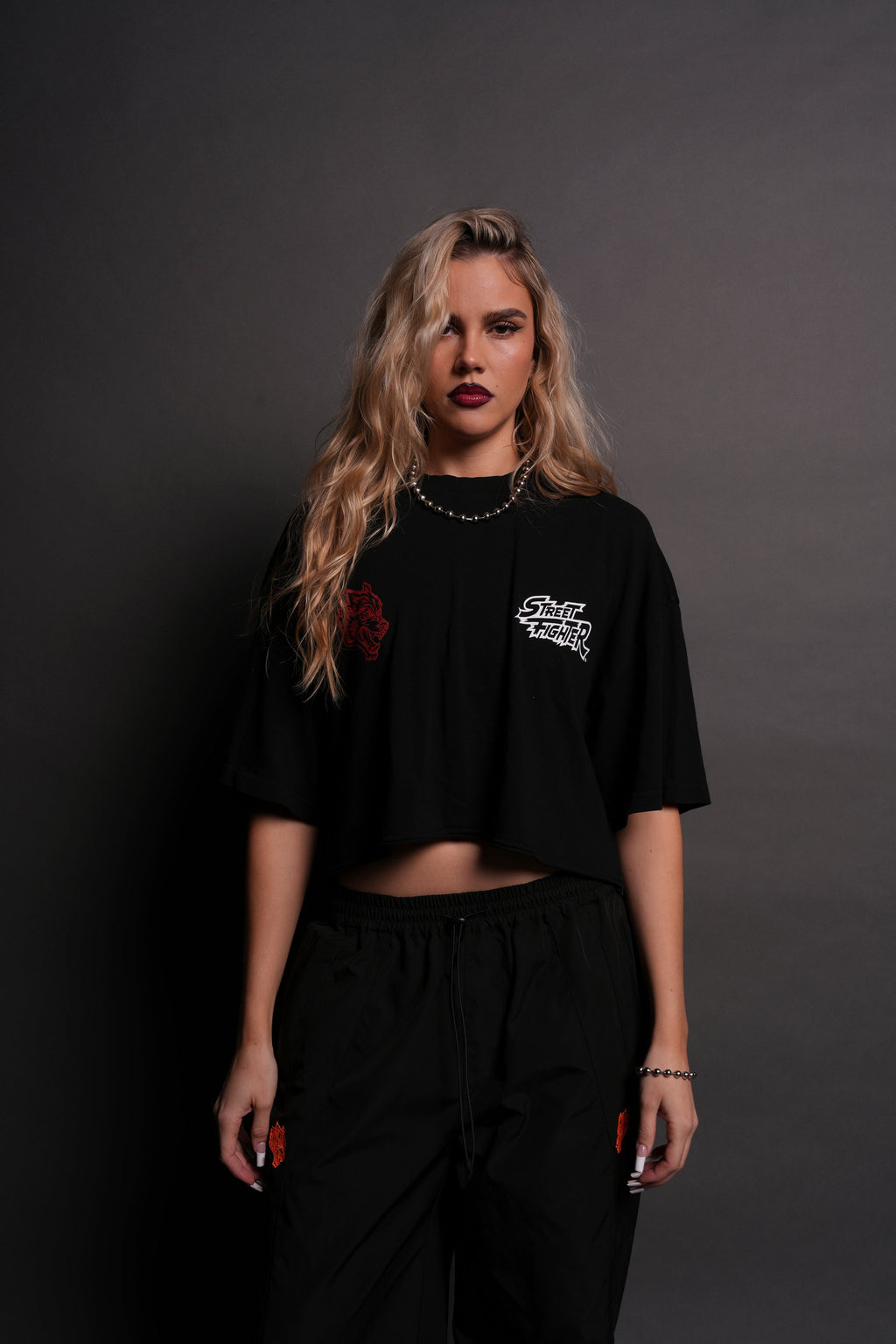 Stability "Premium" Oversized (Cropped) Tee in Black - imagem 2