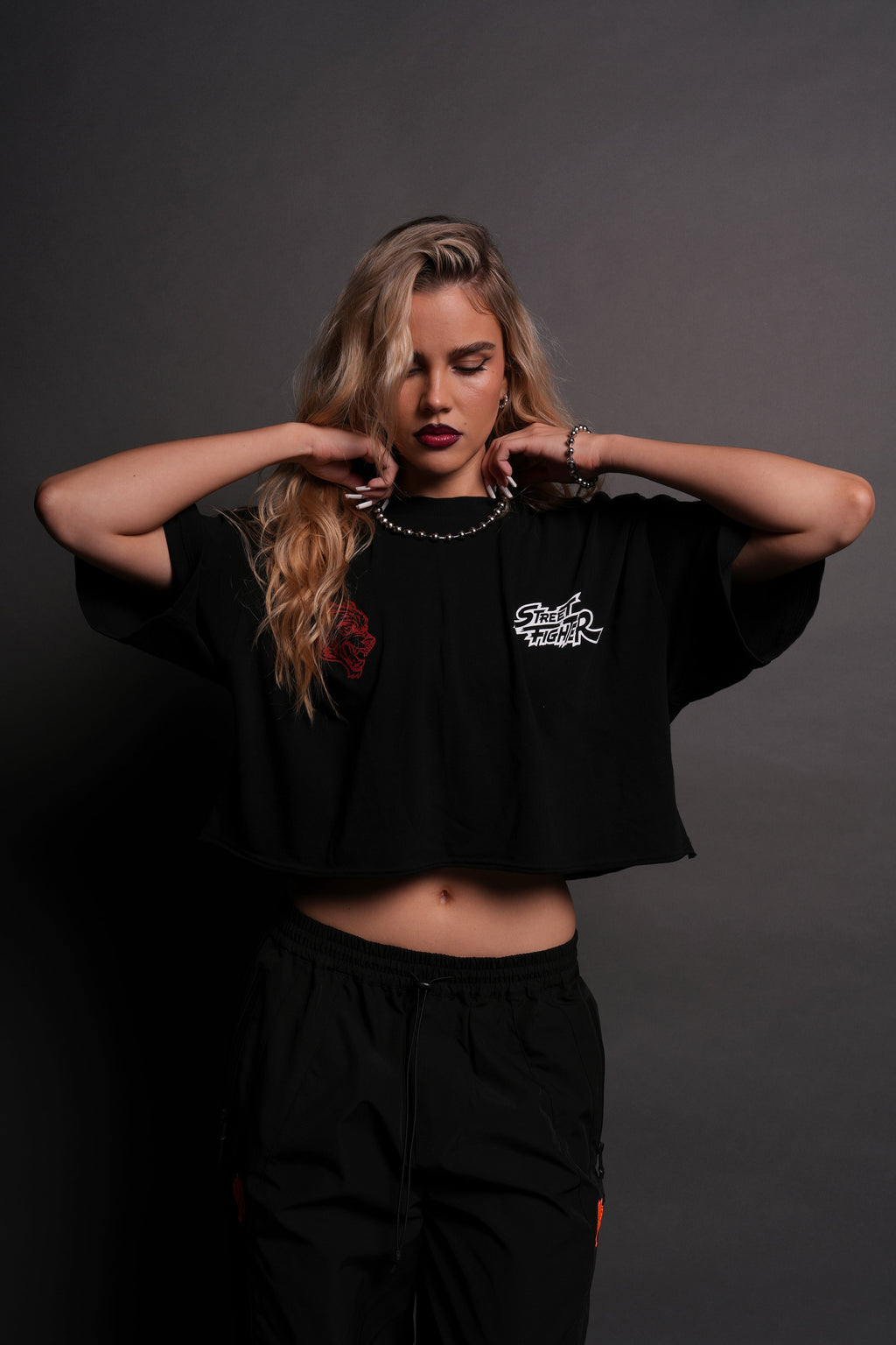 Stability "Premium" Oversized (Cropped) Tee in Black - imagem 7
