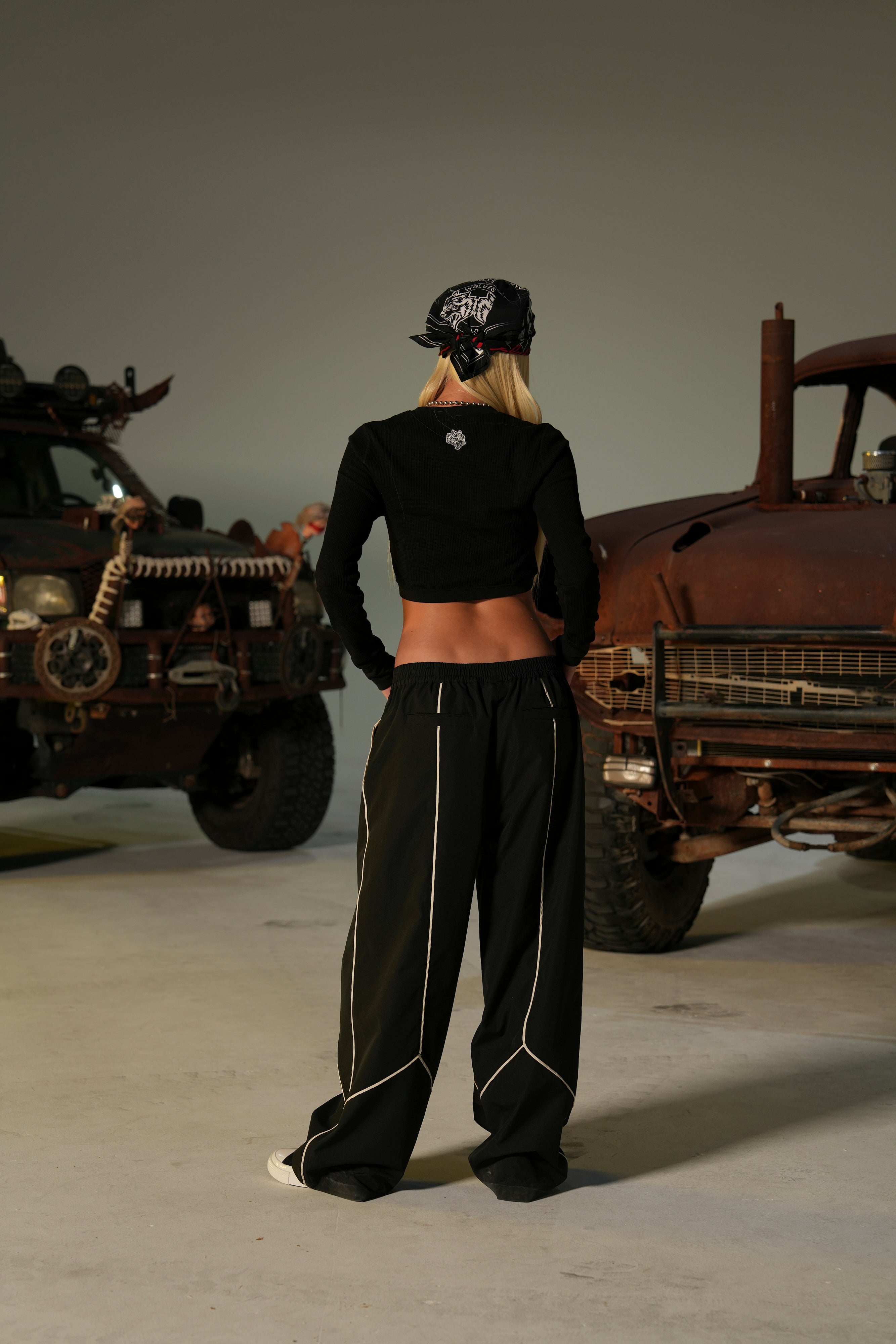 Conquer Cropped Thermal LS in Black — imagem 8