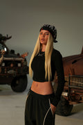 Conquer Cropped Thermal LS in Black — imagem 1