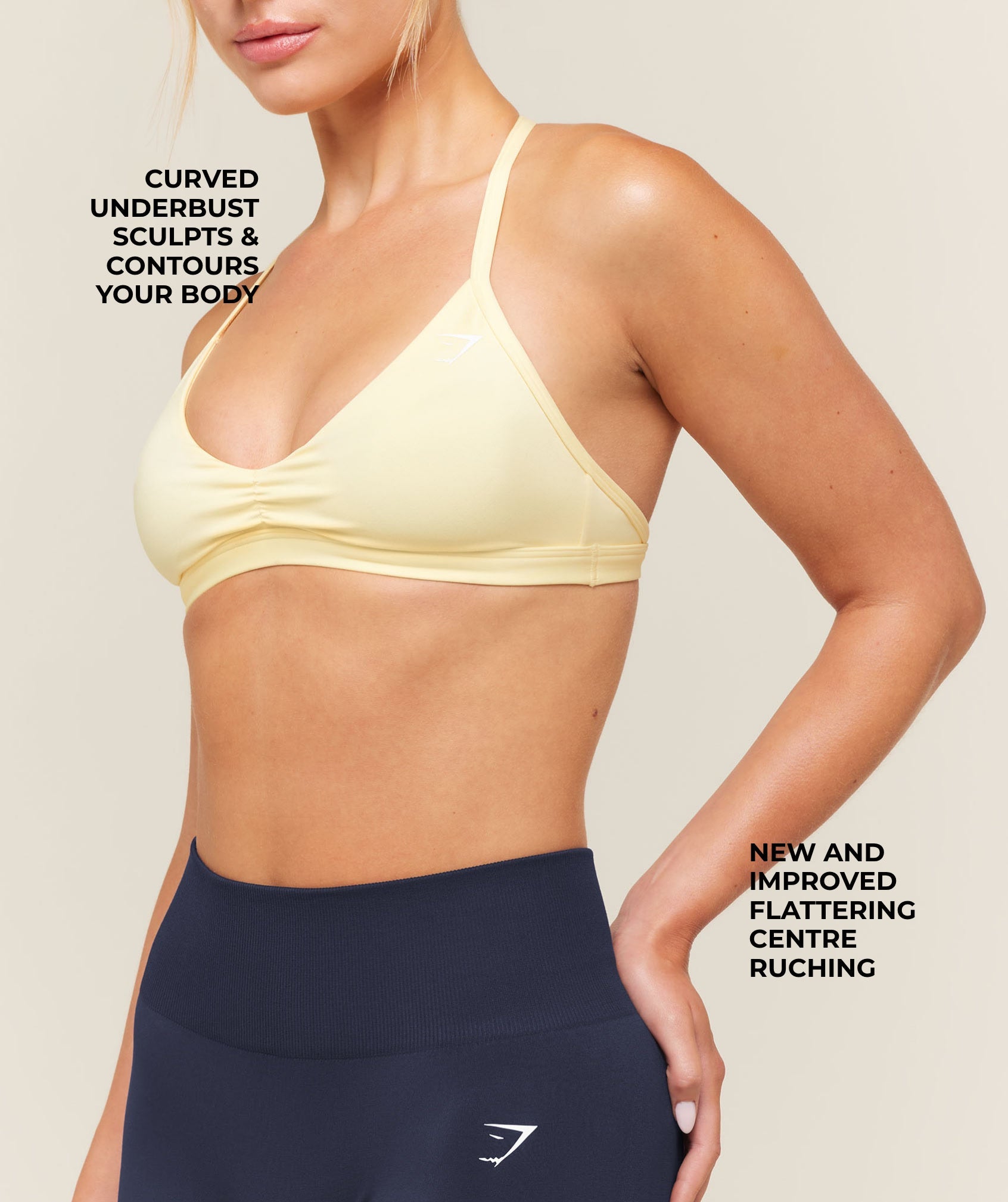 Minimal Sports Bra 2.0 - Butter Yellow — imagem 7