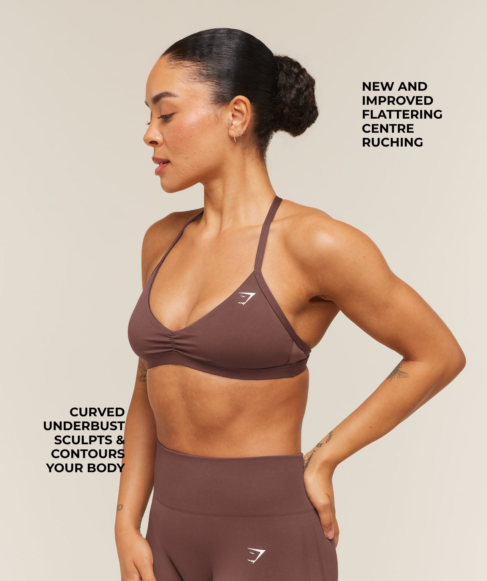 Minimal Sports Bra 2.0 - Espresso Brown — imagem 7