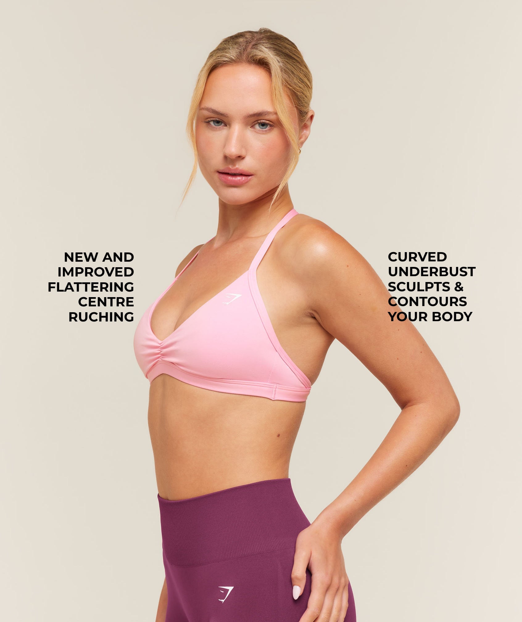Minimal Sports Bra 2.0 - Poise Pink — imagem 7