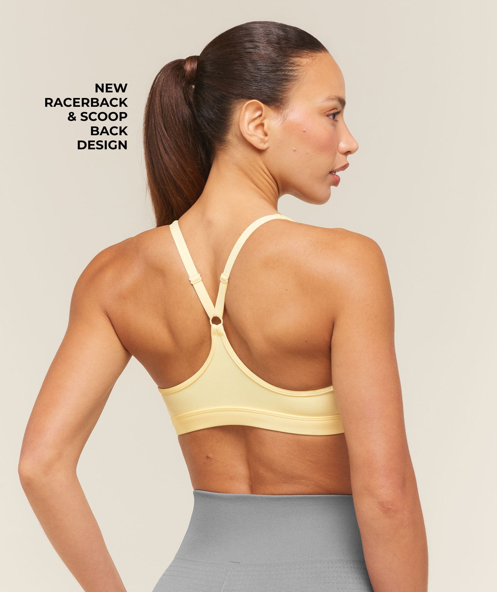 Ruched Sports Bra 2.0 - Butter Yellow — imagem 3