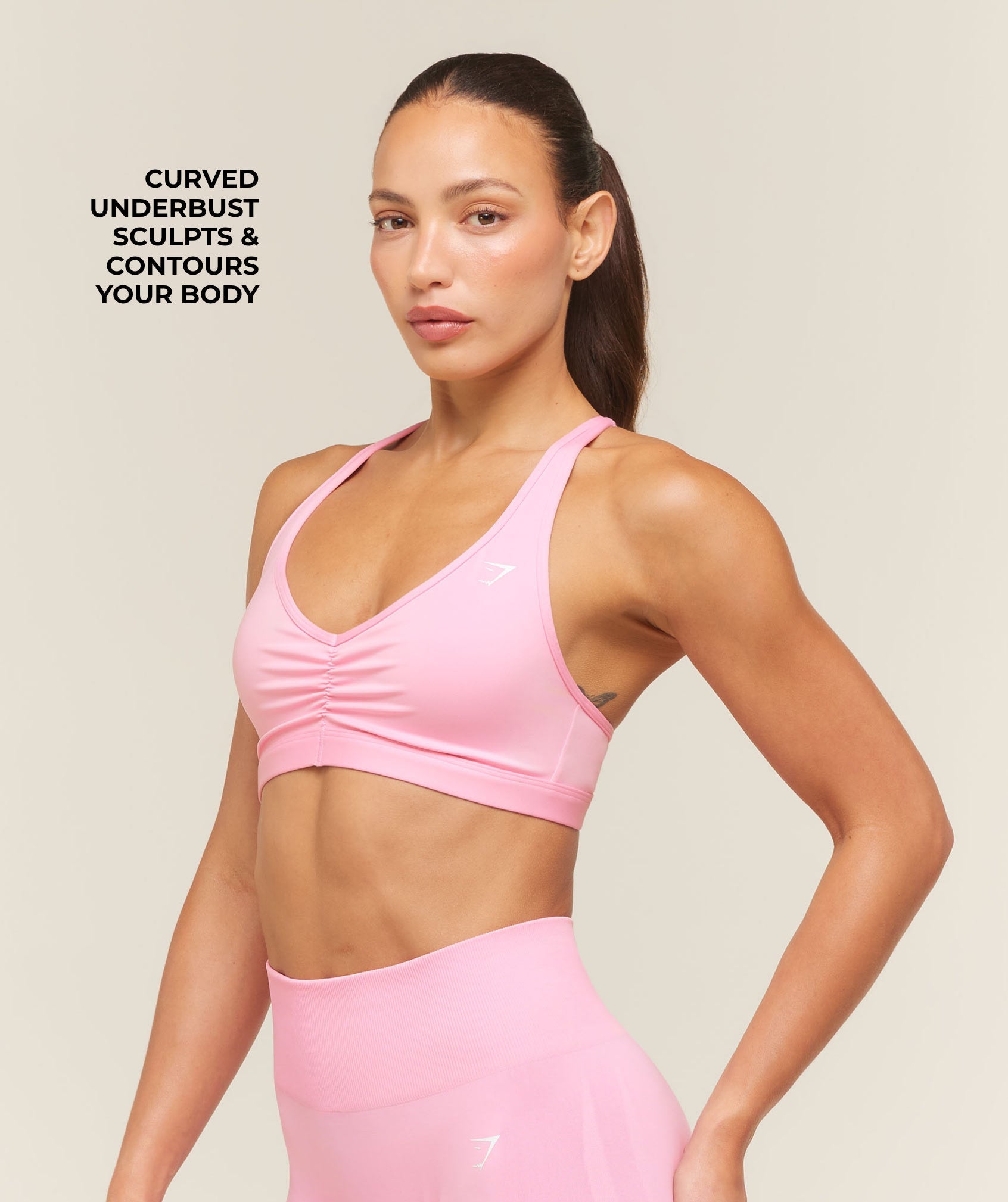 Ruched Sports Bra 2.0 - Poise Pink — imagem 4