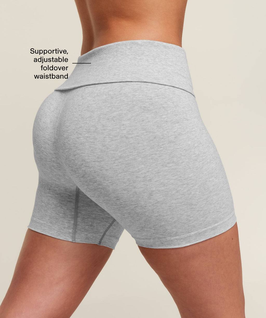 CottonMove™ Shorts - Soft Grey Marl — imagem 3