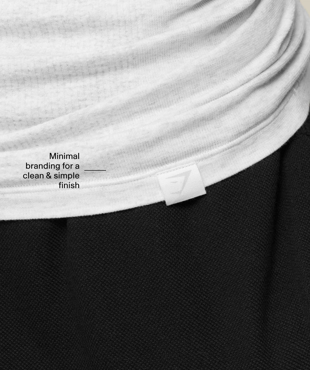 Cotton Seamless T-Shirt - White Grey Marl — imagem 5
