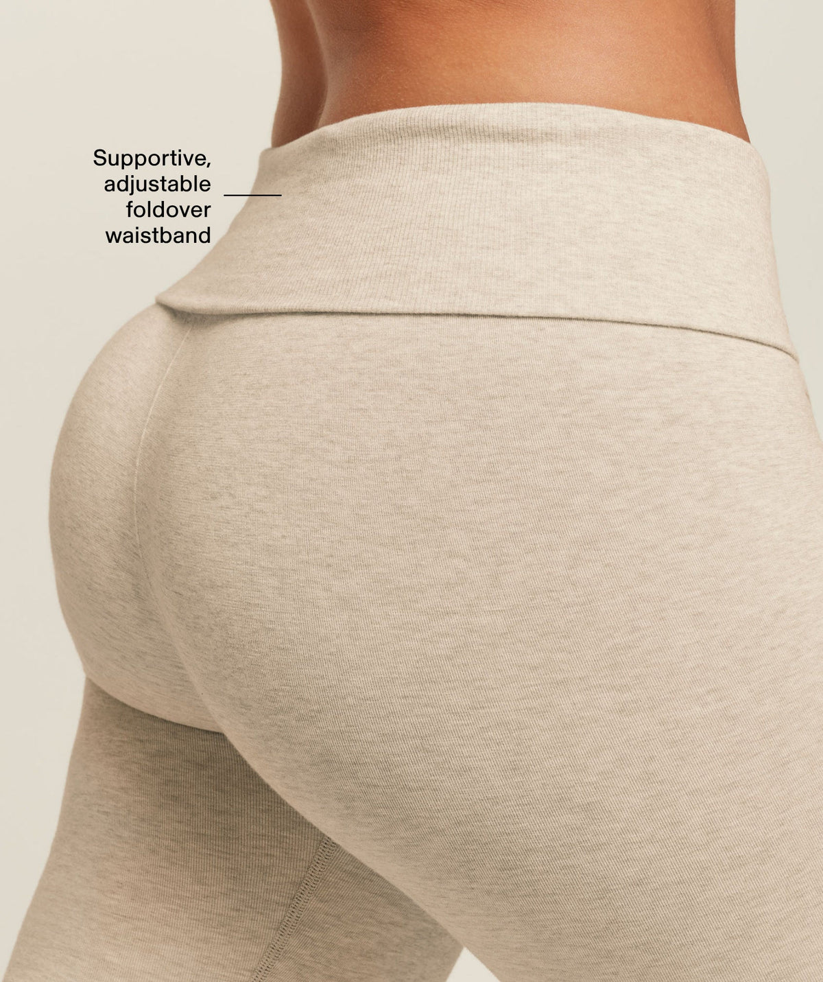 CottonMove™ Shorts - Oat Marl — imagem 3