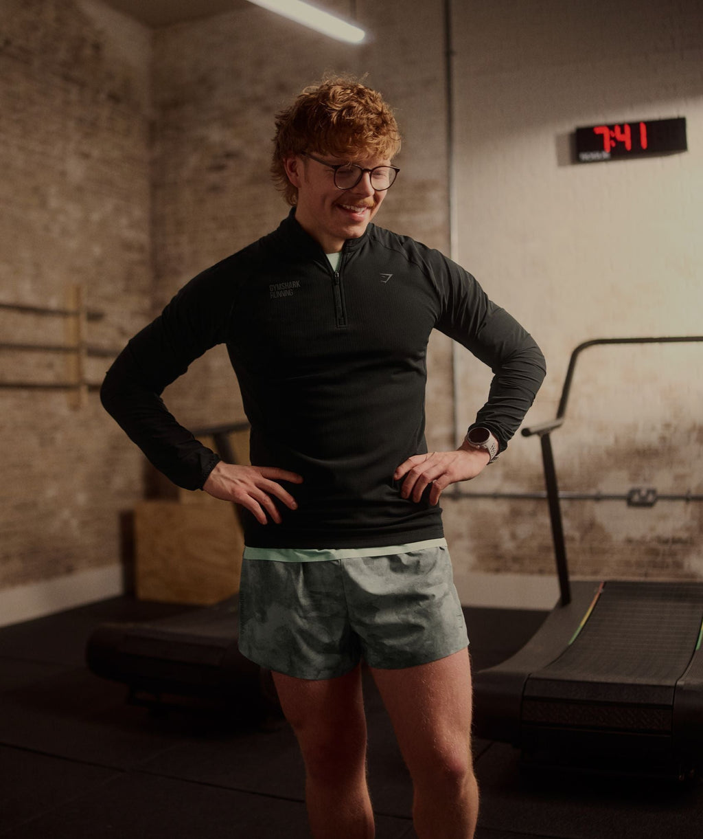 Running Elite 1/4 Zip - Black — imagem 2
