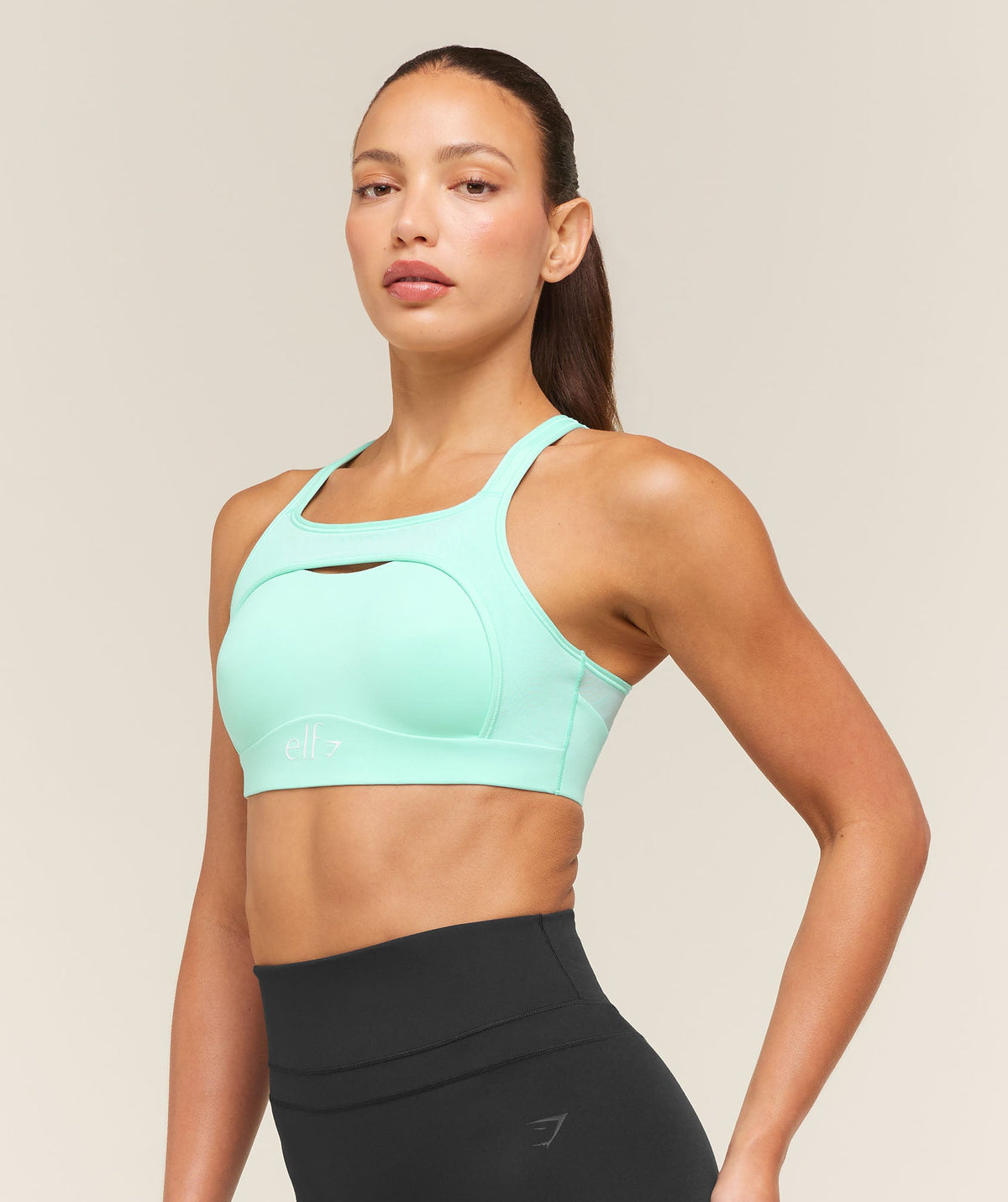 Alpha High Support Sports Bra - Pop Turquoise — imagem 3