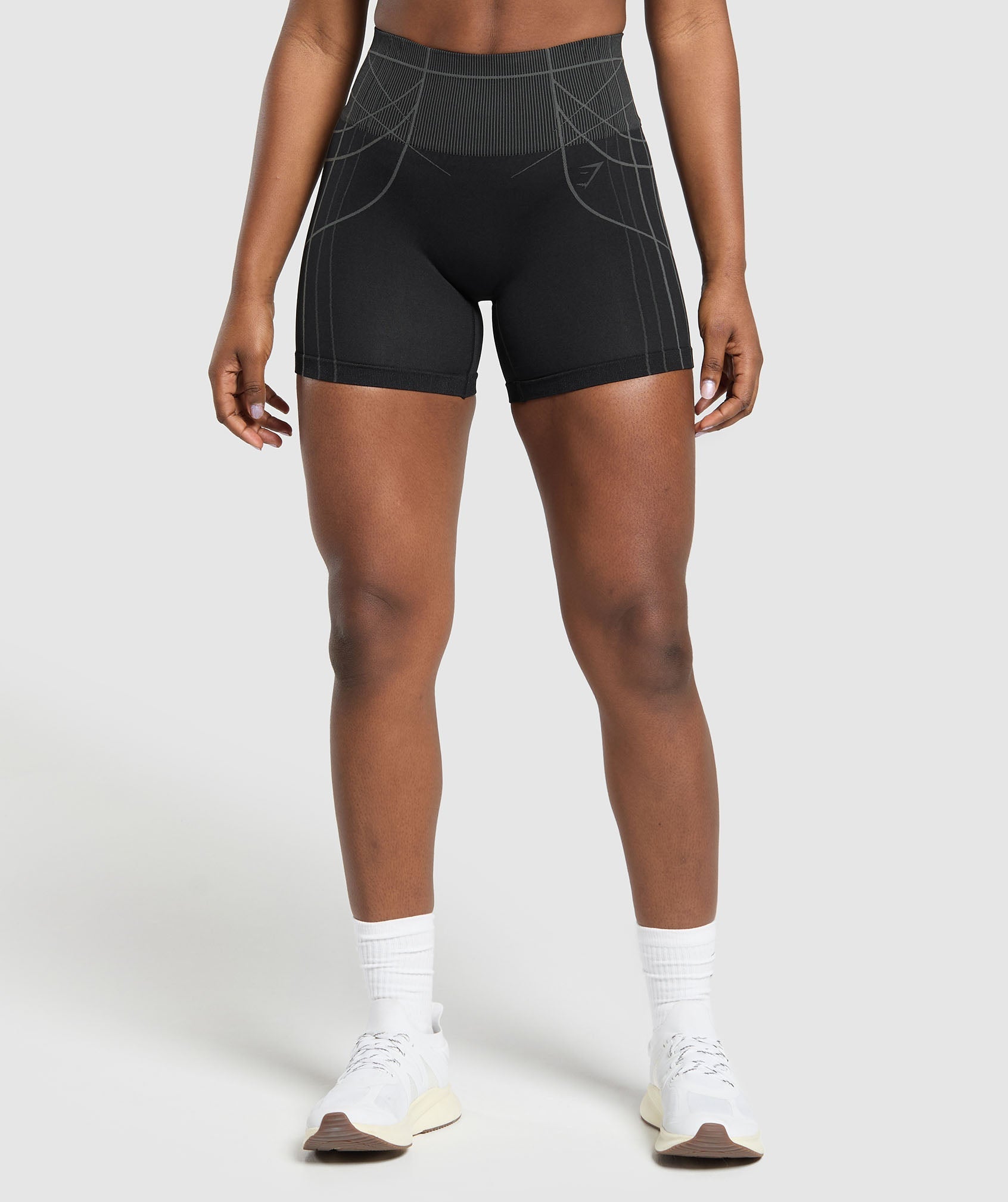 Apex Seamless Shorts - Black/Graphite Grey — imagem 1