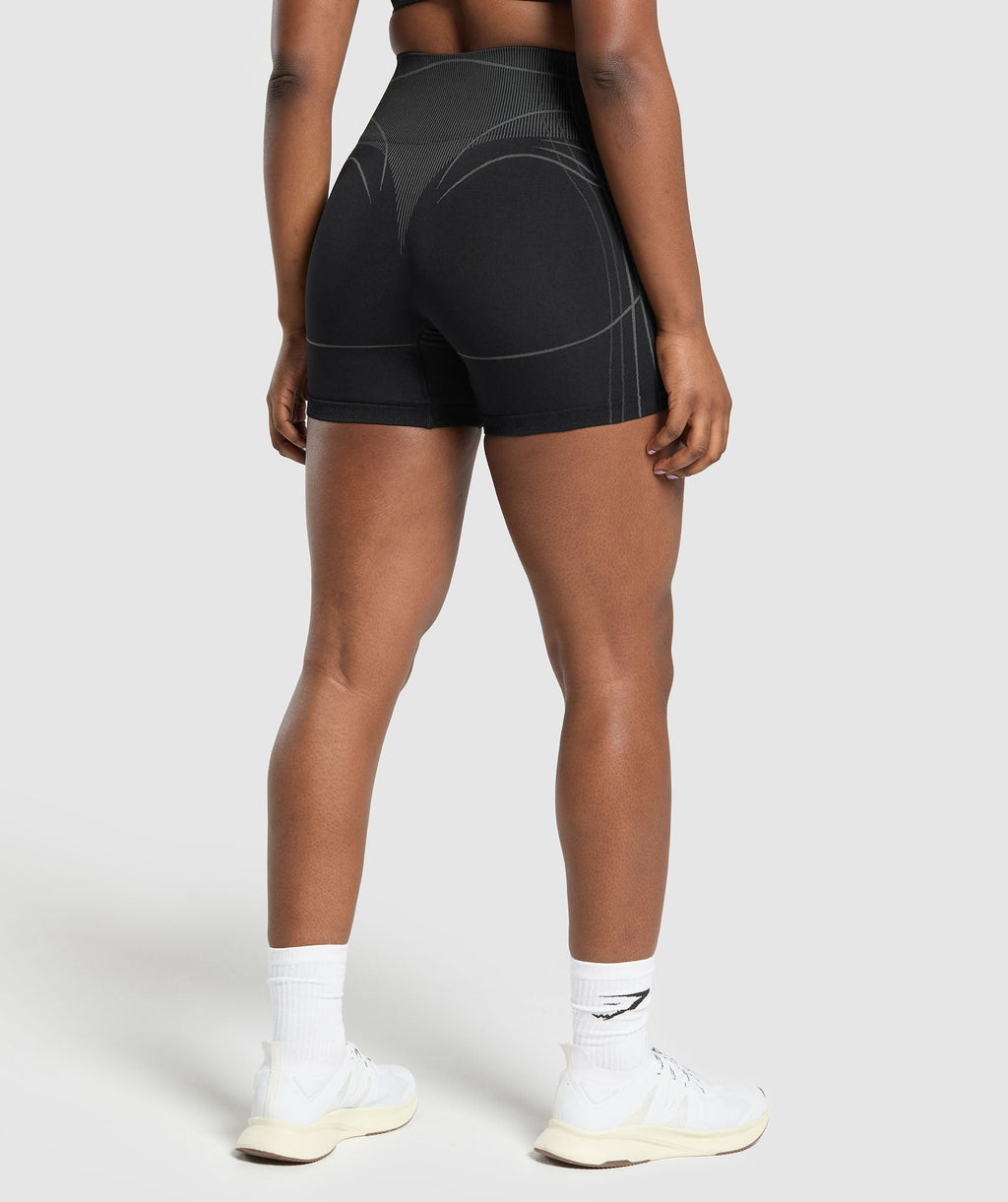 Apex Seamless Shorts - Black/Graphite Grey — imagem 2