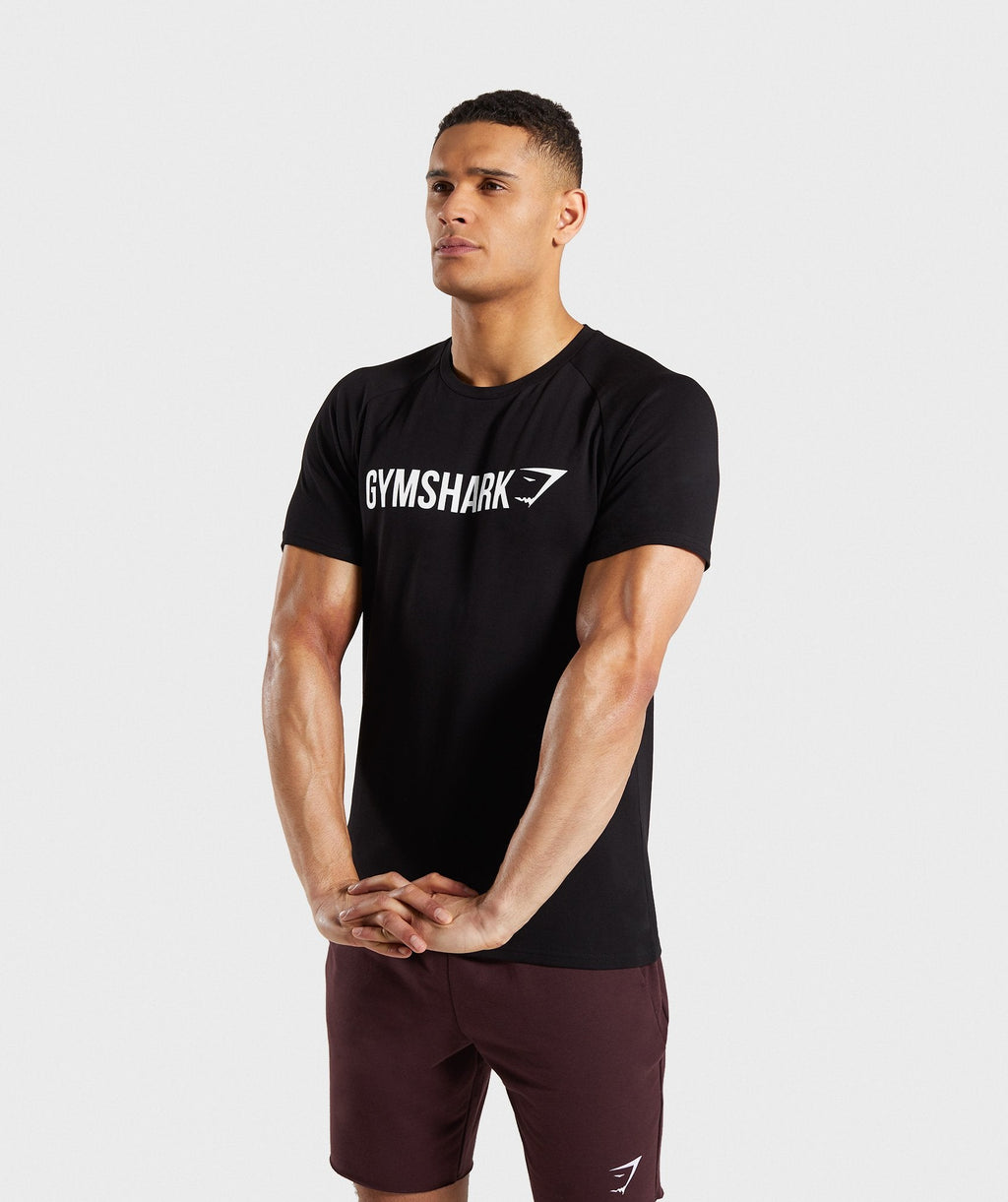 Camiseta Gymshark Logo Peito Slim Fit