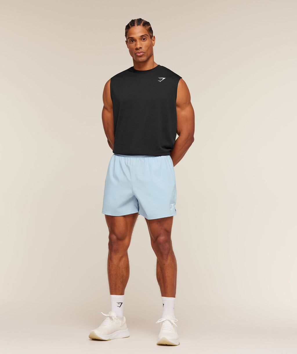 Arrival Contrast Shorts - Chilled Blue/White — imagem 4