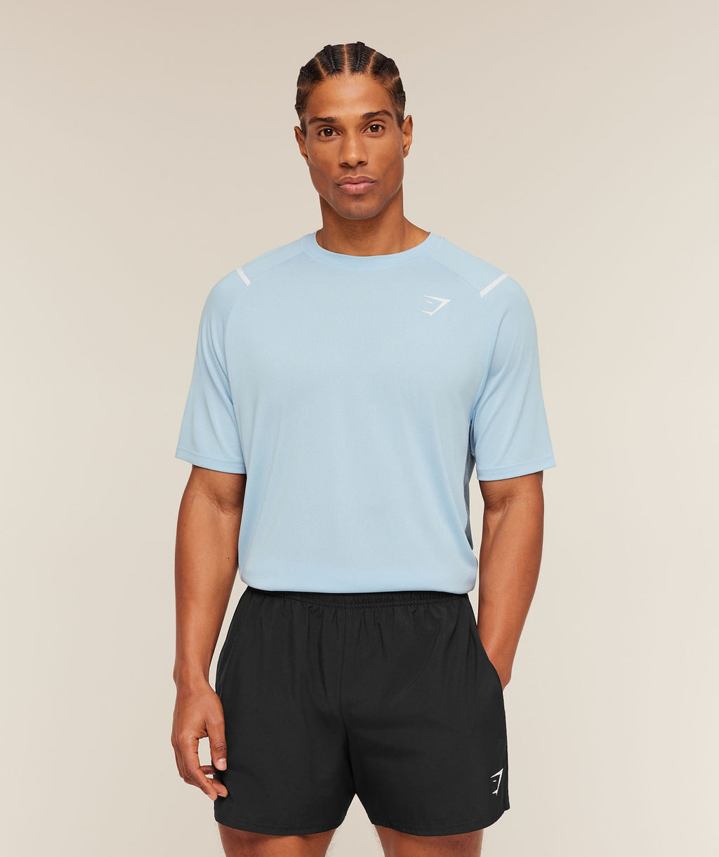 Arrival Contrast T-Shirt - Chilled Blue/Iron Blue — imagem 1