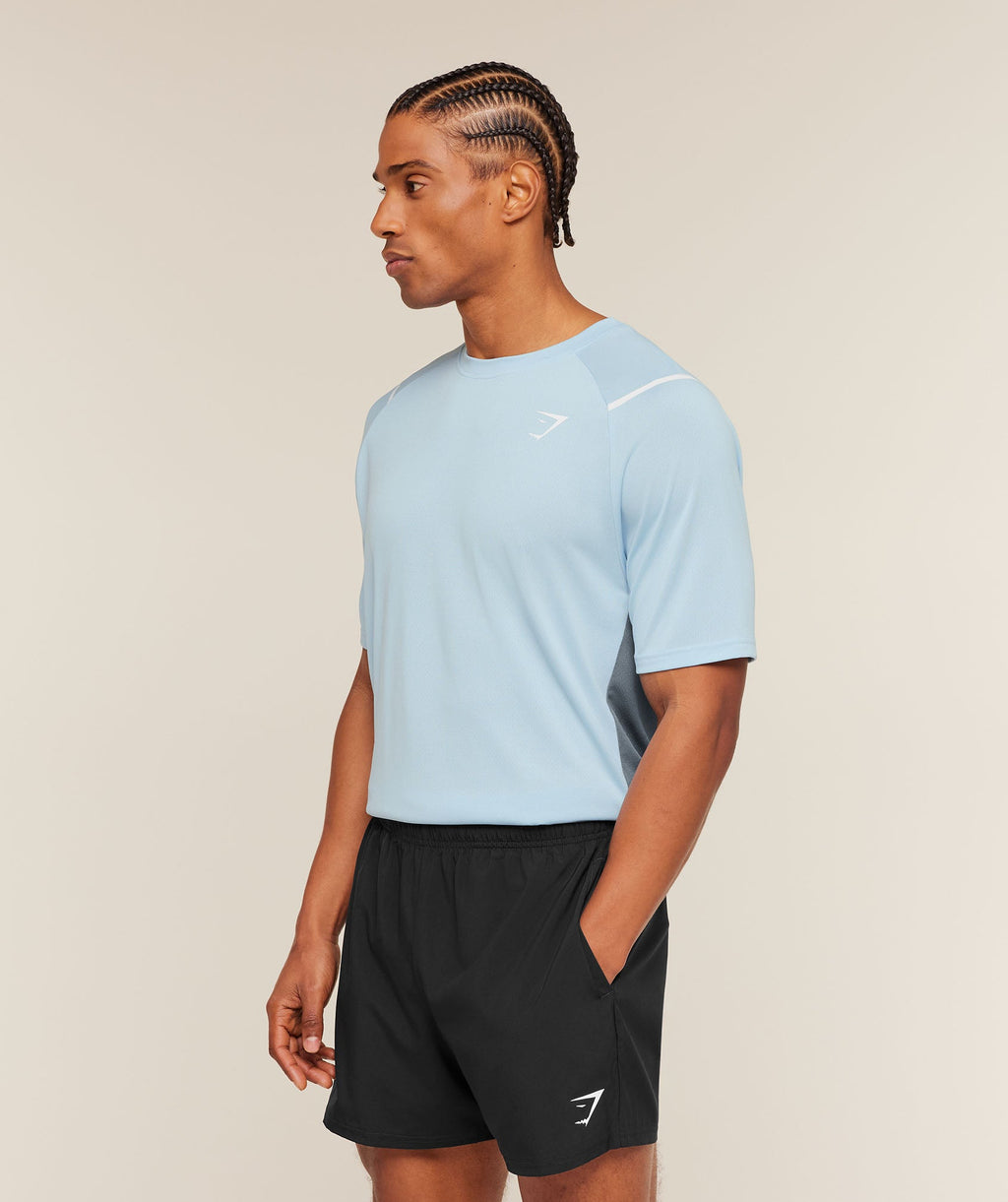 Arrival Contrast T-Shirt - Chilled Blue/Iron Blue — imagem 3