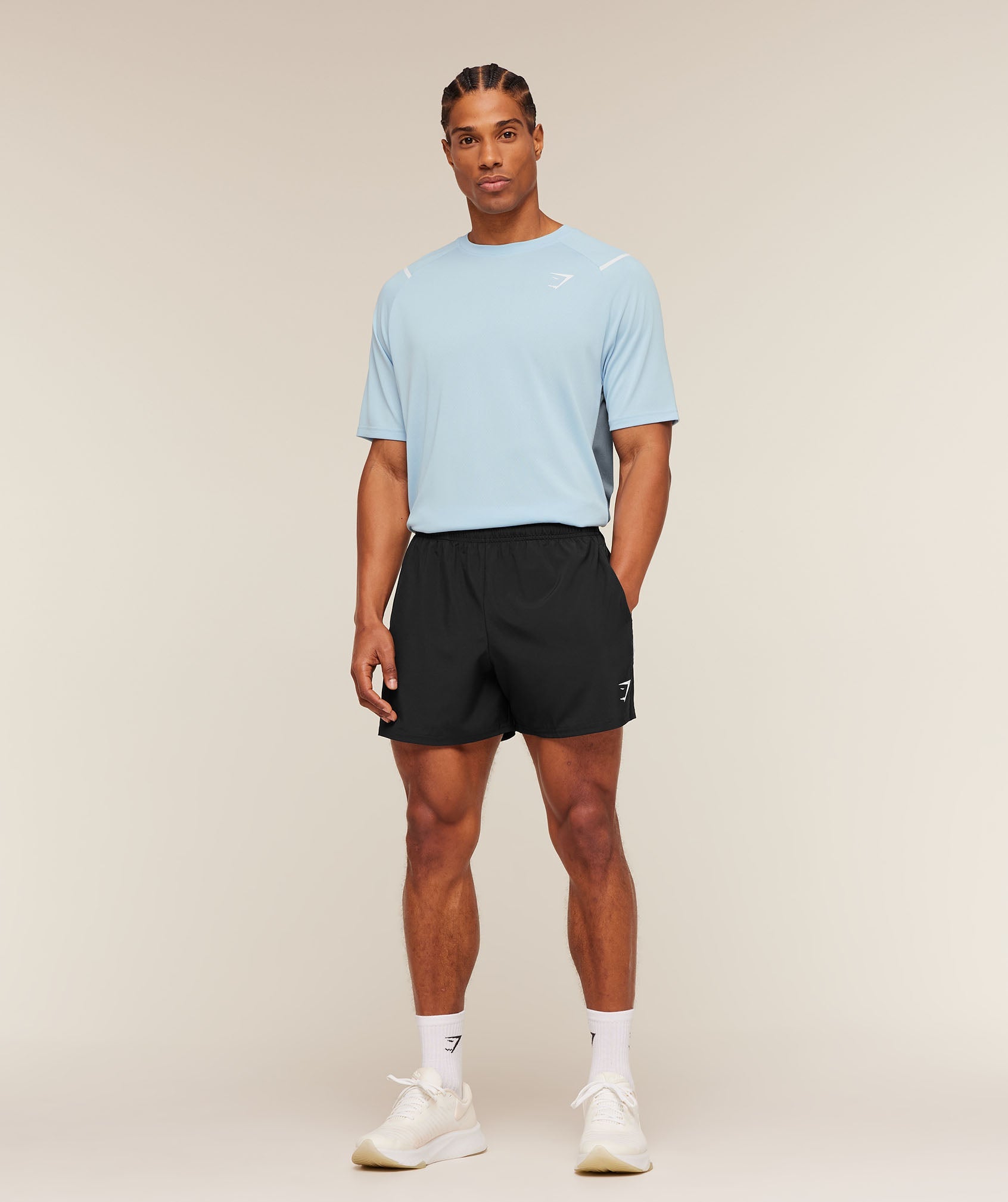 Arrival Contrast T-Shirt - Chilled Blue/Iron Blue — imagem 4