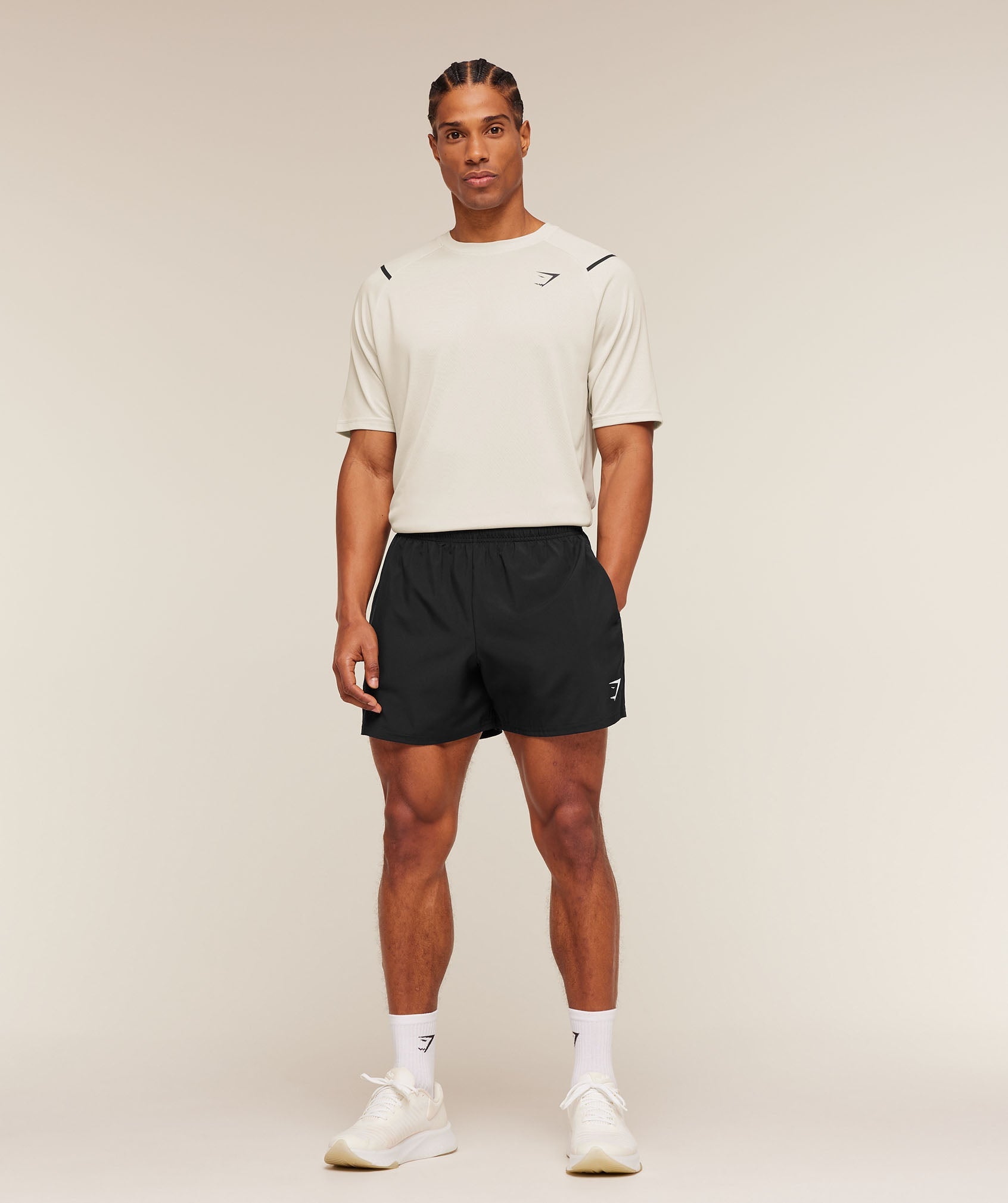 Arrival Contrast T-Shirt - Tinted White/Pebble Grey — imagem 4