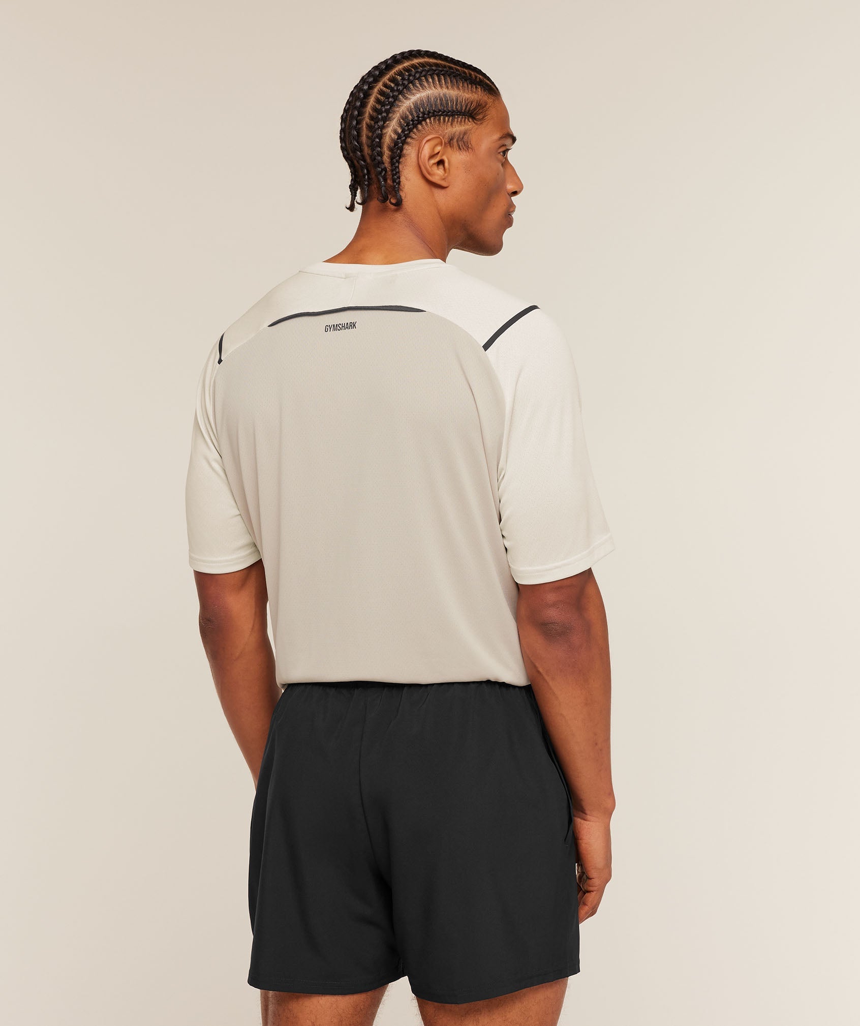 Arrival Contrast T-Shirt - Tinted White/Pebble Grey — imagem 2