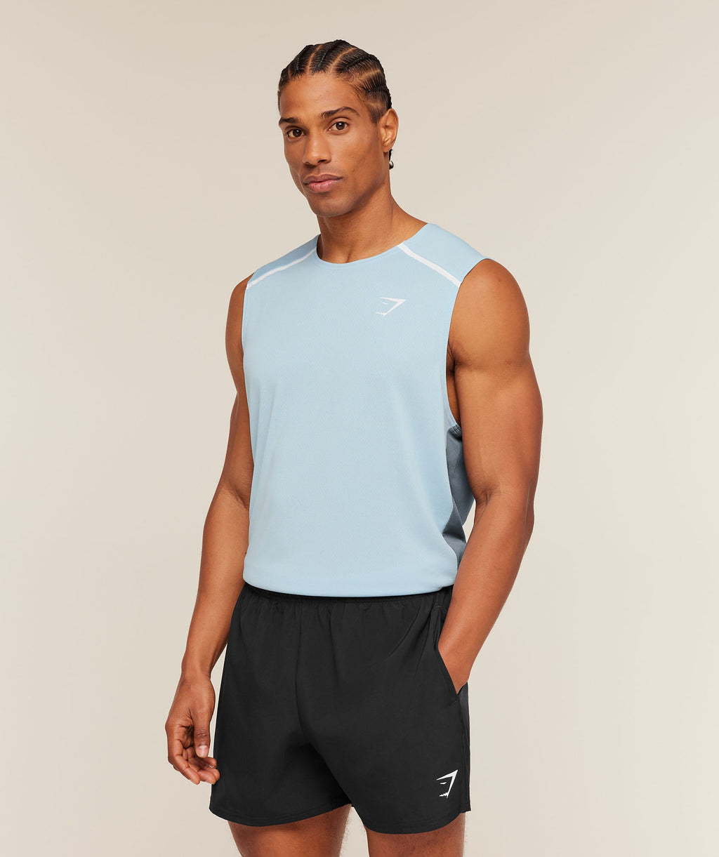 Arrival Contrast Tank - Chilled Blue/Iron Blue — imagem 3