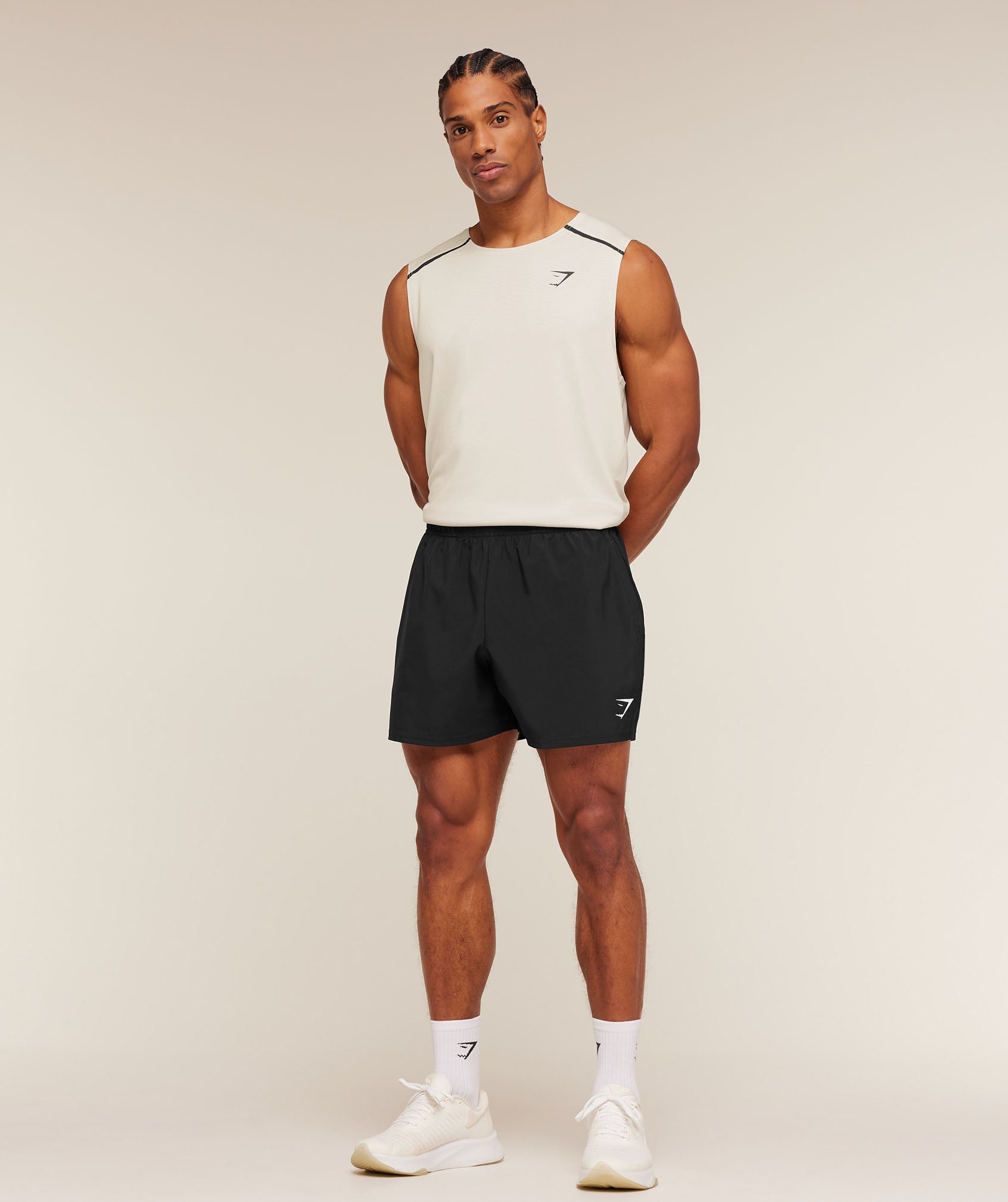Arrival Contrast Tank - Tinted White/Pebble Grey — imagem 4