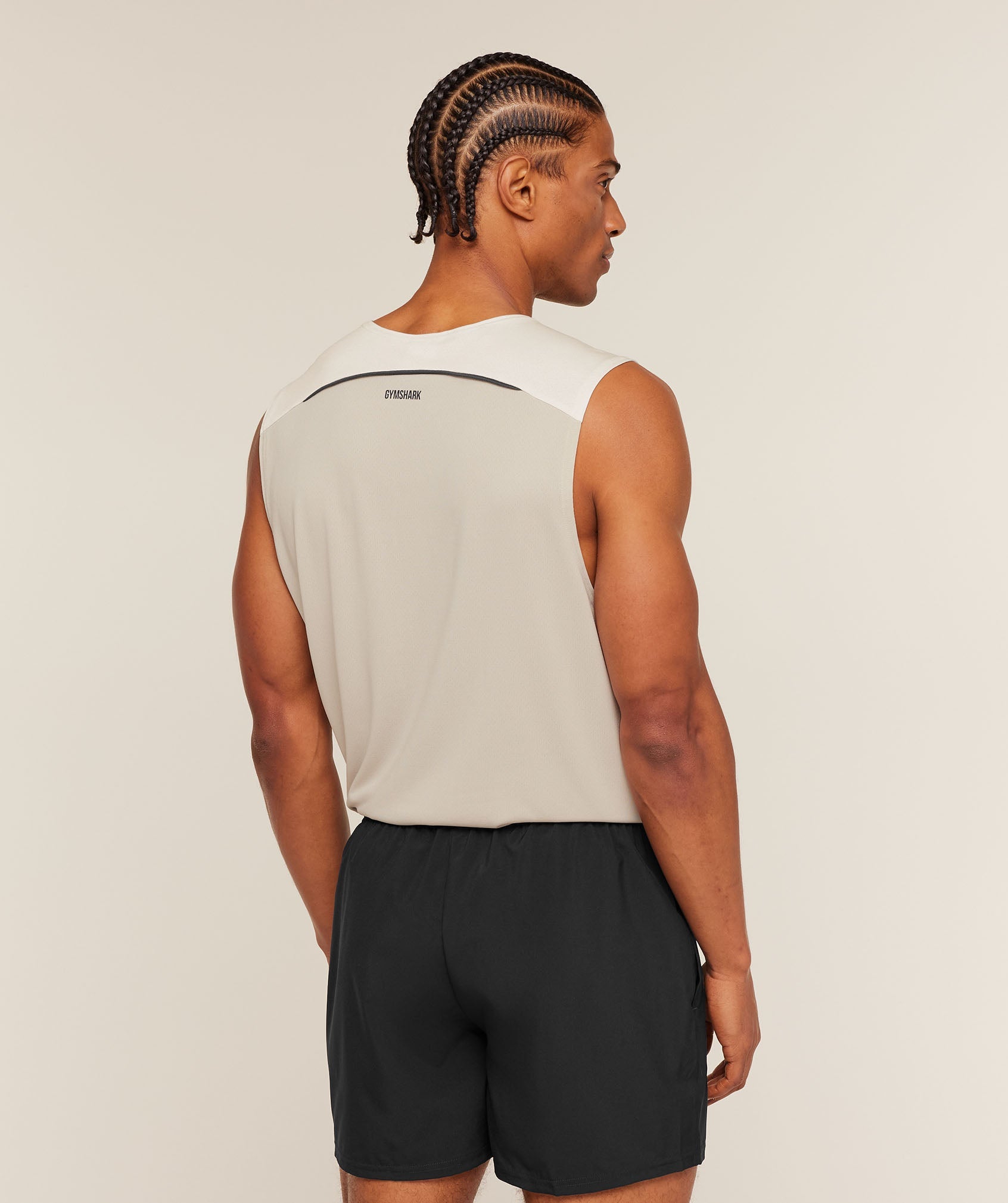 Arrival Contrast Tank - Tinted White/Pebble Grey — imagem 2