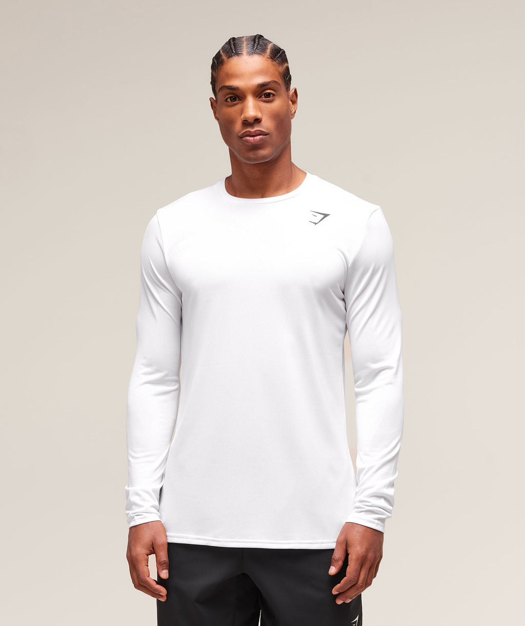 Arrival Long Sleeve T-Shirt - White — imagem 3