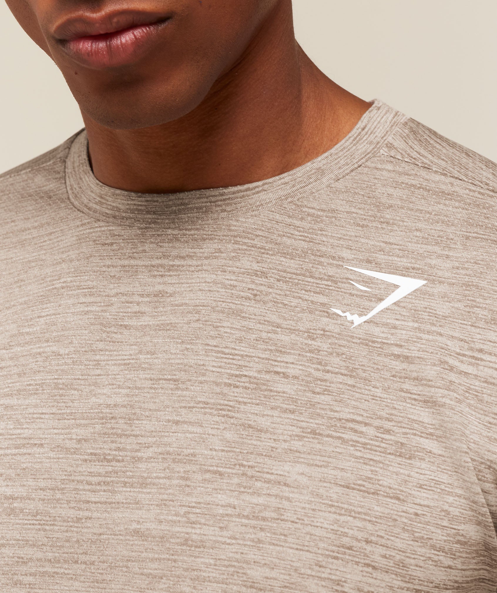 Arrival Long Sleeve T-Shirt - Chalk Beige/Lifestyle Brown — imagem 5