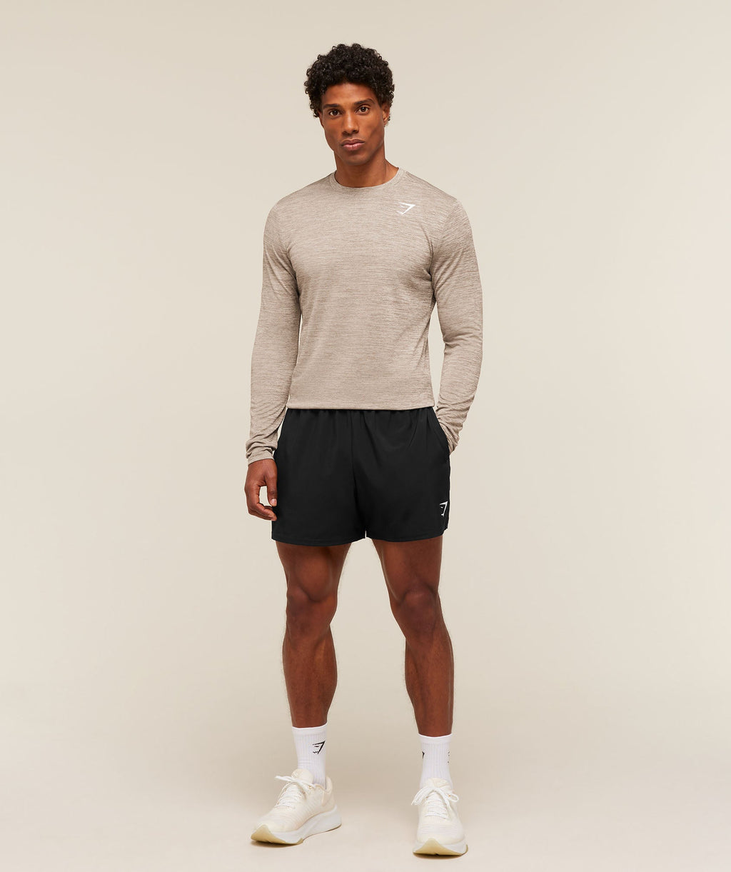 Arrival Long Sleeve T-Shirt - Chalk Beige/Lifestyle Brown — imagem 3