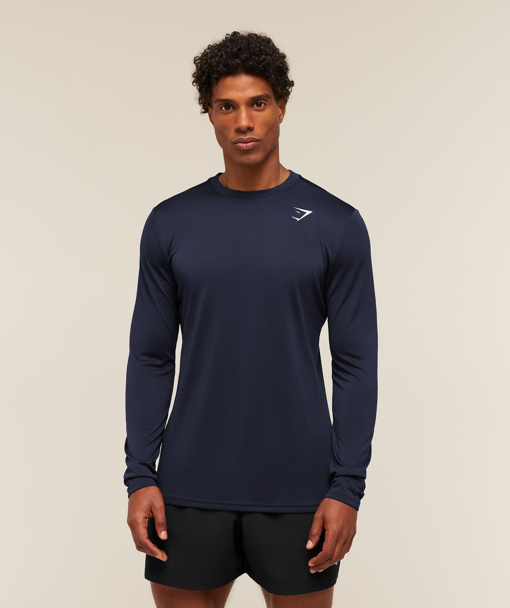 Arrival Long Sleeve T-Shirt - Heavy Blue — imagem 1