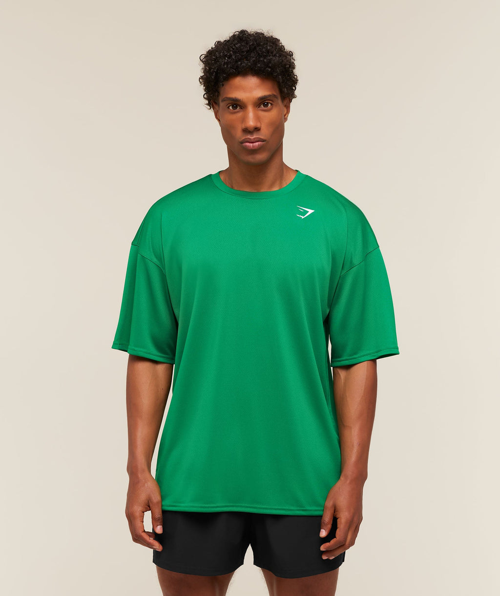 Arrival Oversized T-Shirt - Track Green — imagem 4
