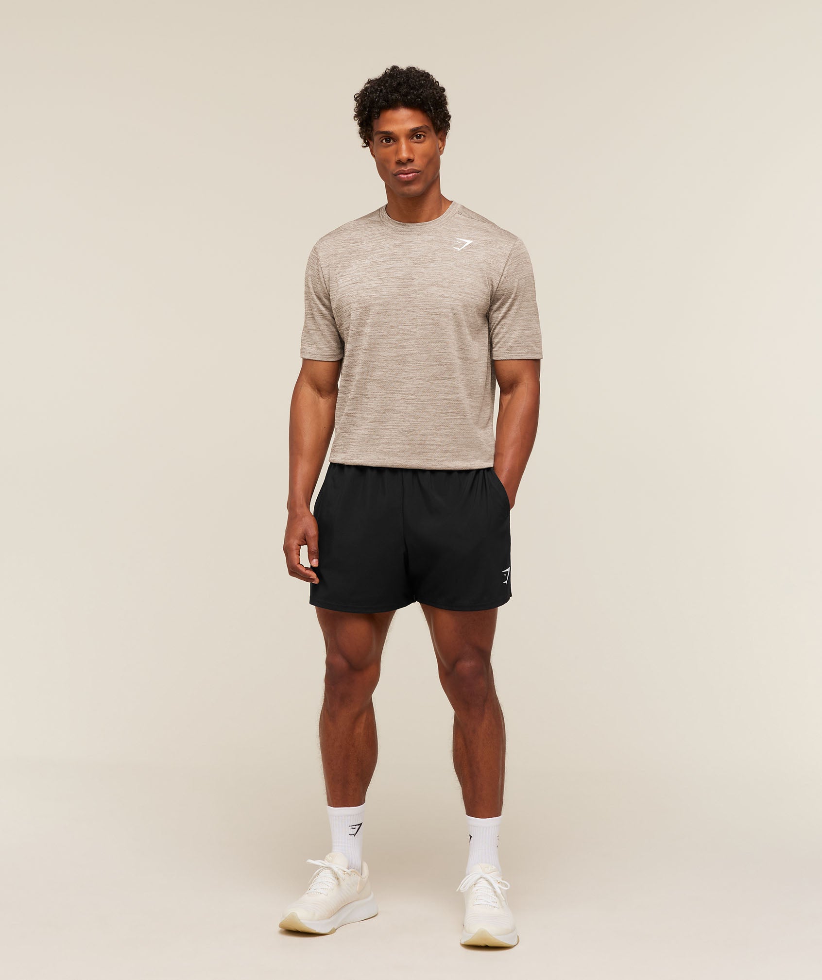 Arrival T-Shirt - Chalk Beige/Lifestyle Brown — imagem 4