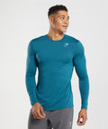 Arrival Long Sleeve T-Shirt - Atlantic Blue — imagem 1