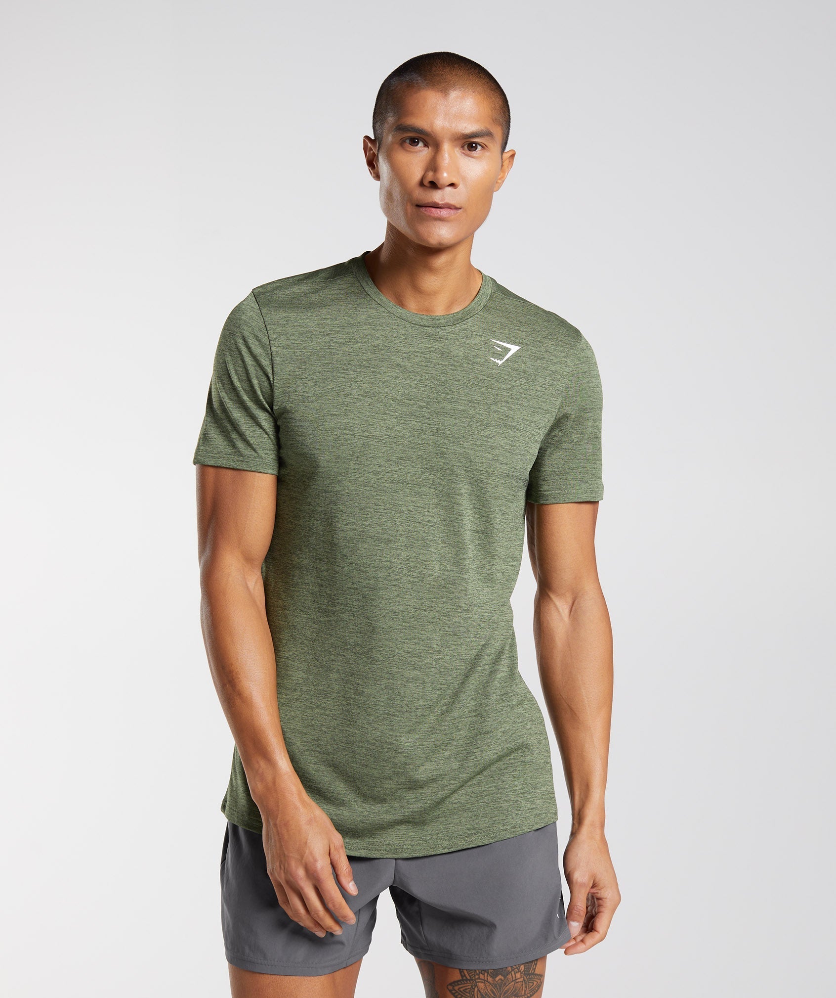 Arrival Marl T-Shirt - Core Olive/Kalamata Olive Marl — imagem 1
