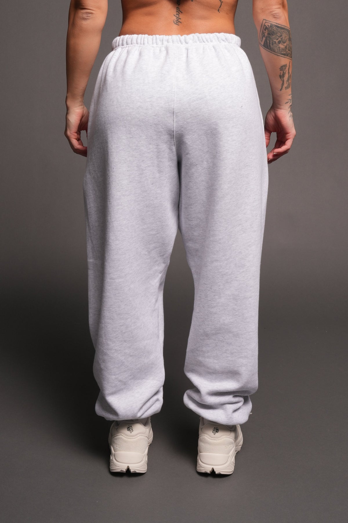 Dual Lightweight Lounger Sweat Pants In Super Light Athletic Gray - imagem 4