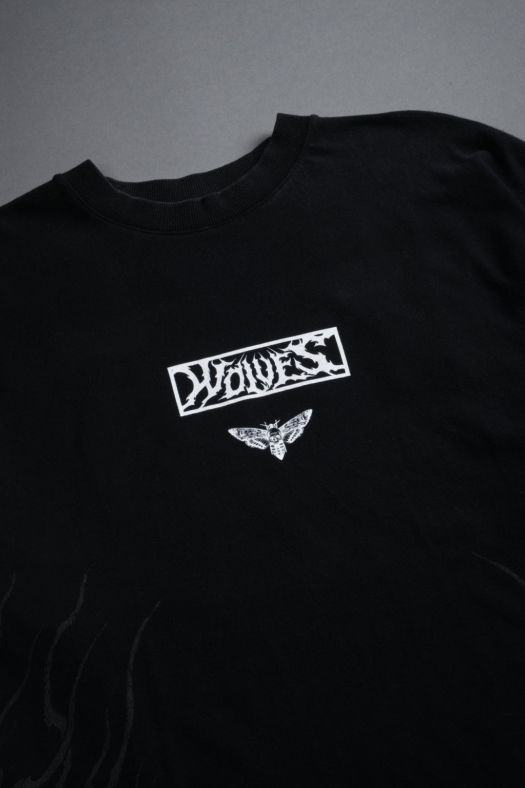 Death's-Head Premium Oversized Tee in Black — imagem 10
