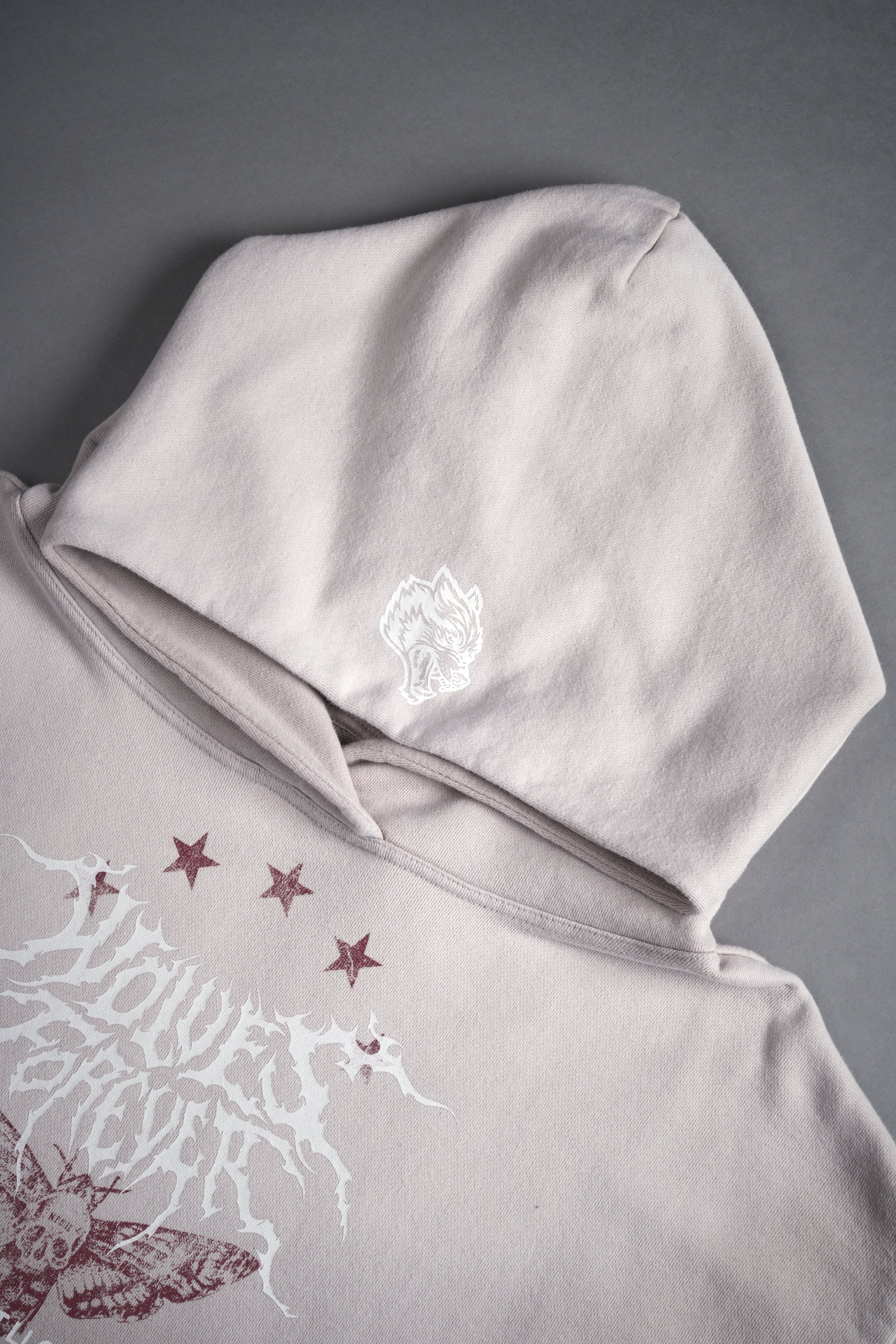 Iron Pack Grunge Gage Cap Sleeve Hoodie in Clay — imagem 7