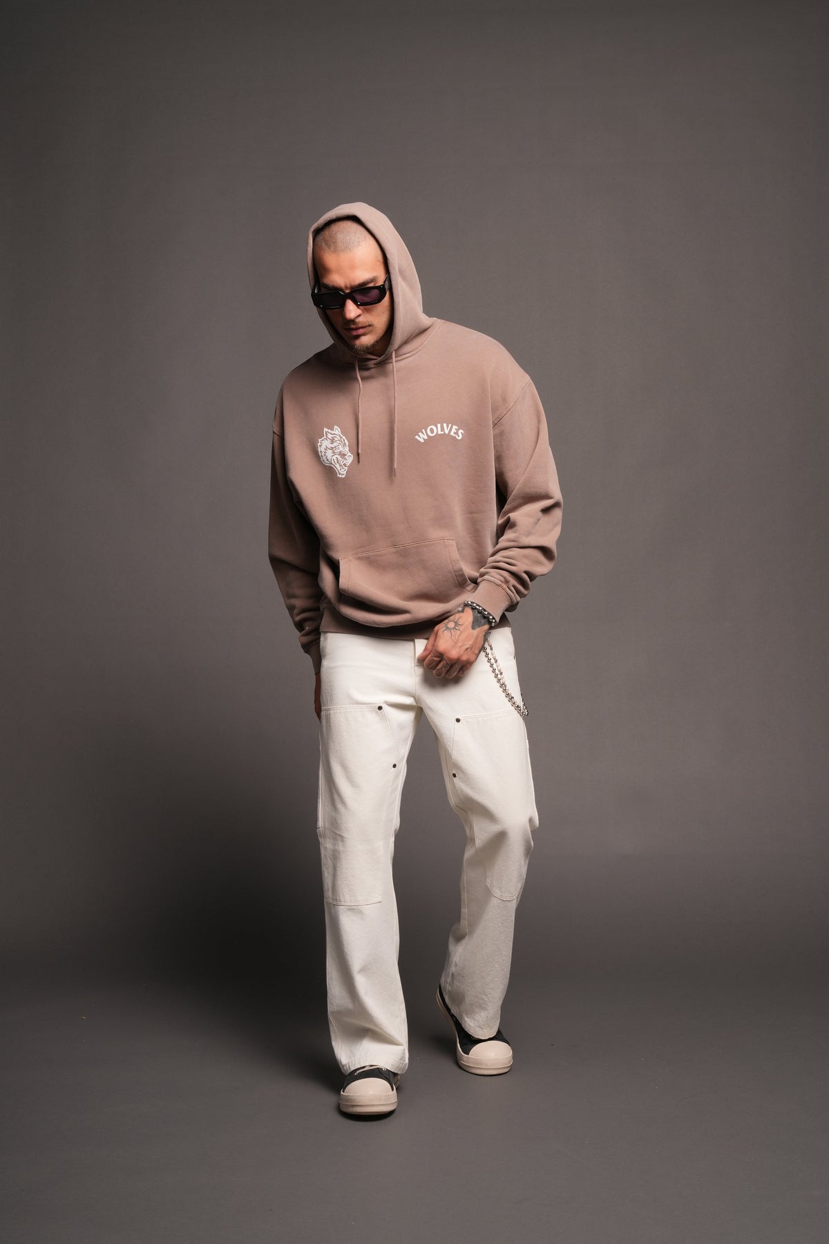 Leap Of Faith V2 Bishop Hoodie In Mojave Brown - imagem 5